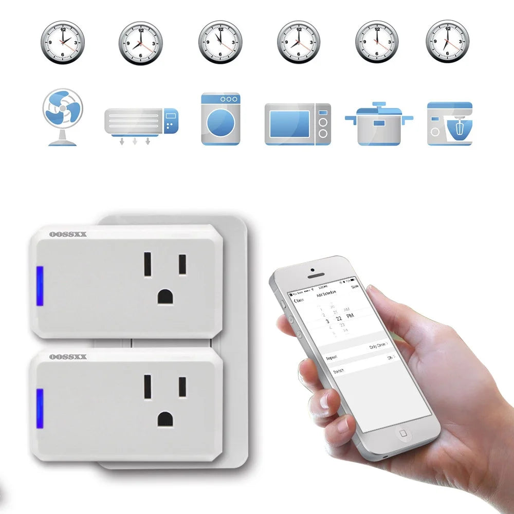 Power Up Your Life with Our Smart Plug Combo! 🔌✨ Control Your Devices with Your Voice & Schedule Them with Ease! Get Your 2-Pack Mini WiFi Plugs Today! #SmartHome #TechSavvy