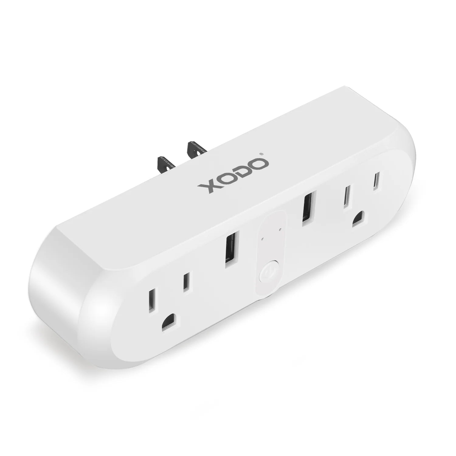 (2 Pack)  Wi-Fi Smart Plug, Surge Protection, USB Charging, Voice Control, Alexa Compatible