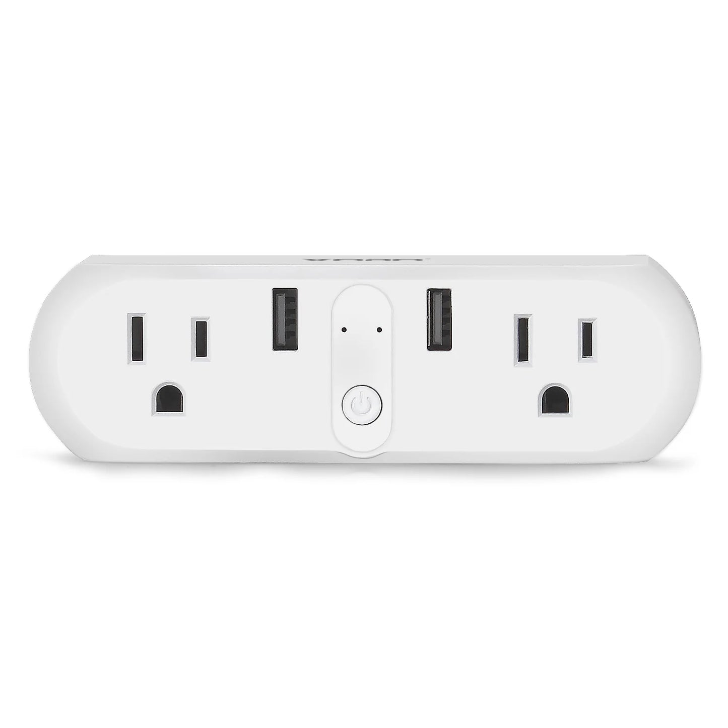 (2 Pack)  Wi-Fi Smart Plug, Surge Protection, USB Charging, Voice Control, Alexa Compatible