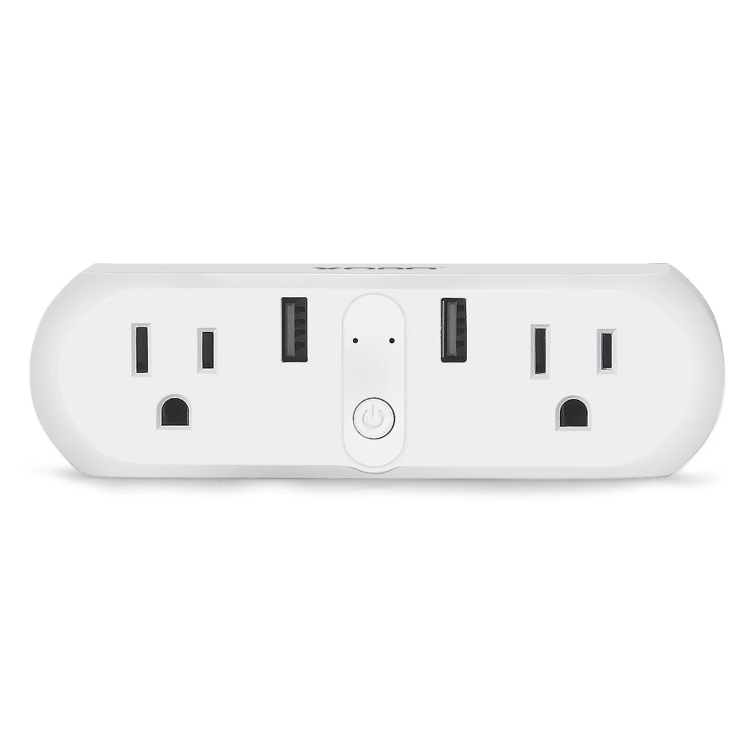 (2 Pack)  Wi-Fi Smart Plug, Surge Protection, USB Charging, Voice Control, Alexa Compatible