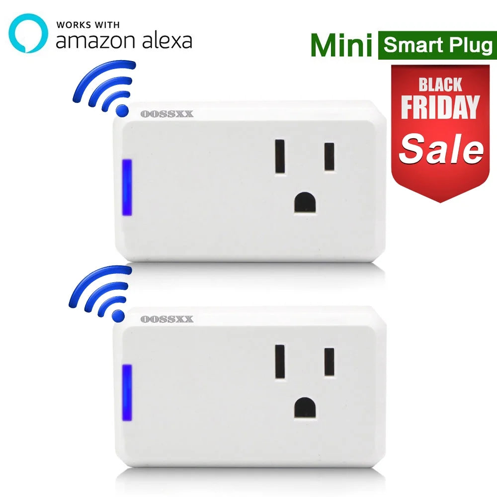 Power Up Your Life with Our Smart Plug Combo! 🔌✨ Control Your Devices with Your Voice & Schedule Them with Ease! Get Your 2-Pack Mini WiFi Plugs Today! #SmartHome #TechSavvy